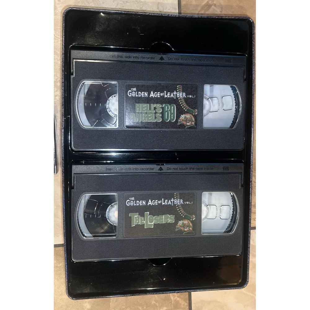 The Golden Age of Leather Vol.1 Tin Hells Angels on Wheels VHS Vintage Y2K - Picture 4 of 9